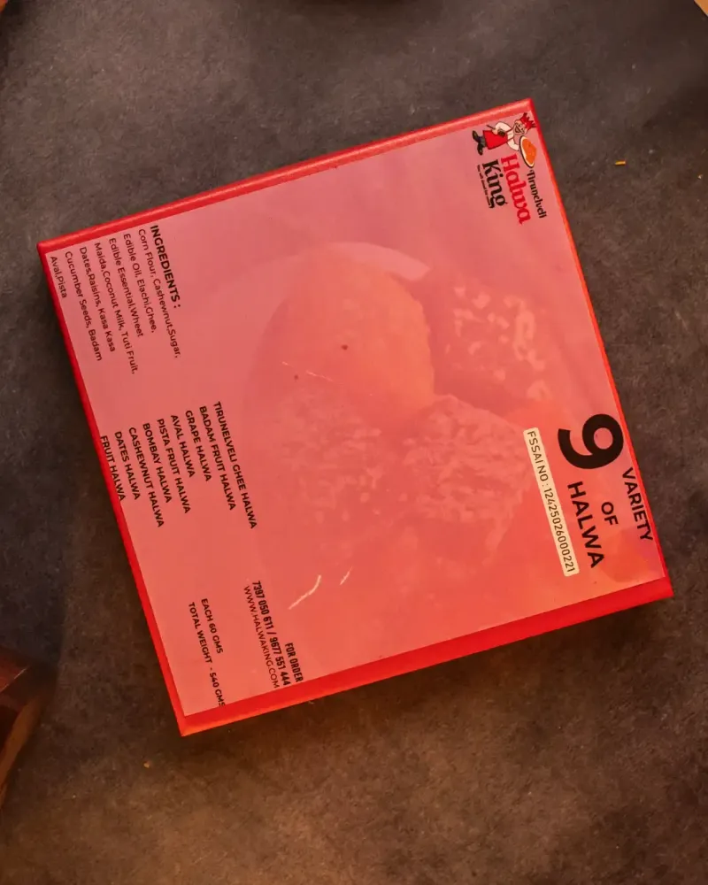 Tirunelveli 9 Varieties Halwa