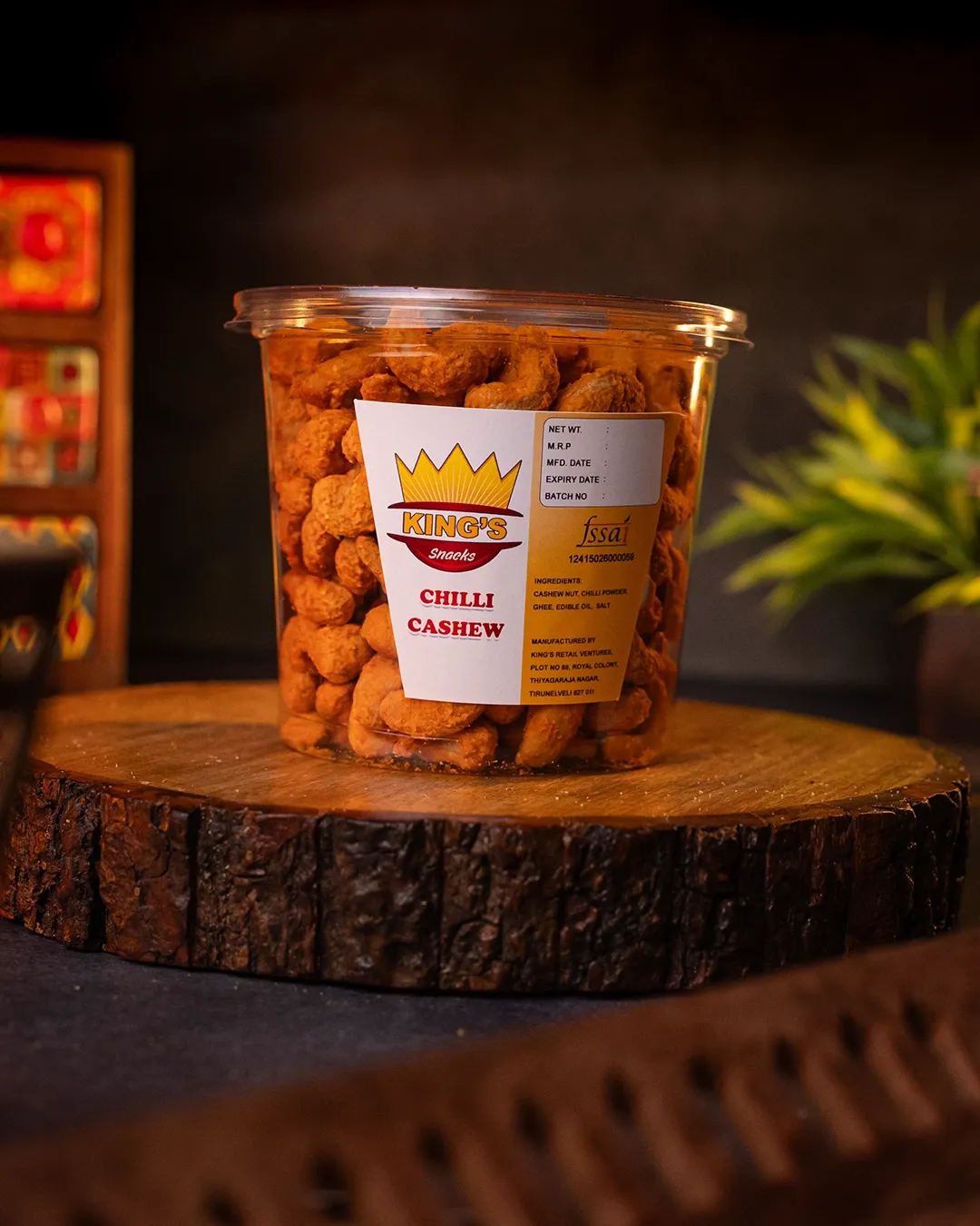 Roasted Cashew Chilli (Jar) 250gm